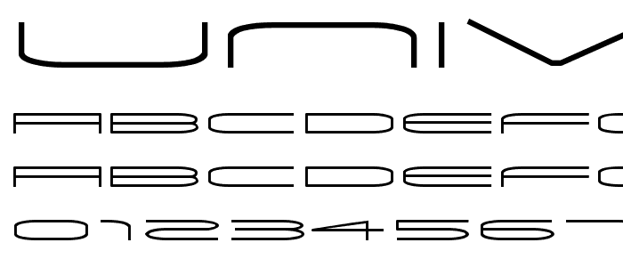Univox Atom Light font